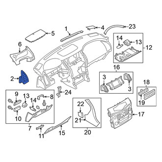 Nissan OE - Left Outer Dashboard Air Vent