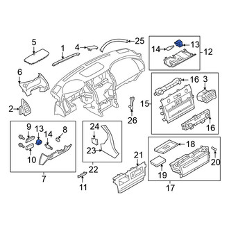 Nissan OE - Front Glove Box Light