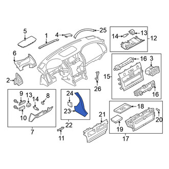 Nissan OE - Center Left Instrument Panel Trim Panel