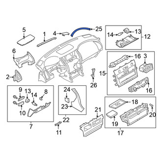 Nissan OE - Right Instrument Panel Molding
