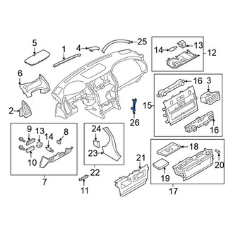Nissan OE - Left Instrument Panel Molding