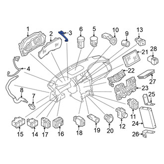 Nissan OE - Right Driver Information Display Switch