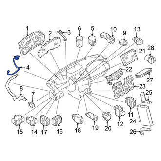 Nissan OE - Left Driver Information Display Switch