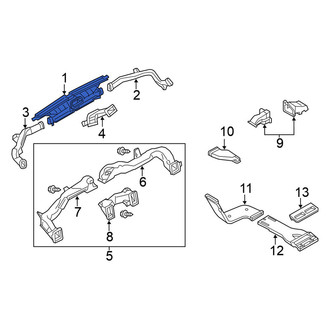 Nissan OE - Front Windshield Defroster Nozzle