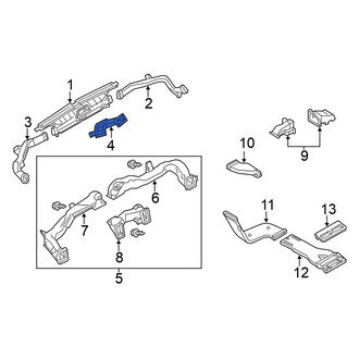 Nissan OE - Front Upper Center Instrument Panel Air Duct