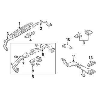 Nissan OE - Instrument Panel - Ducts (Front)