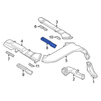 Nissan OE - Rear Right Dashboard Air Vent