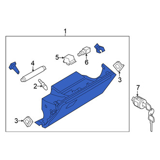 Nissan OE - Front Glove Box Assembly