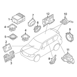 Nissan OE - Instrument Panel - Sound System