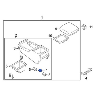 Nissan OE - Audio Auxiliary Jack Bracket