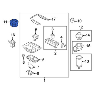 Nissan OE - Infotainment Display Control Switch
