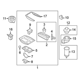 Nissan OE - Center Console (Shifter Trim)