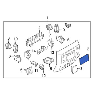Nissan OE - Rear Console Cap