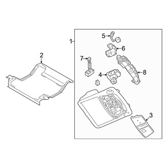 Nissan OE - Overhead Console (SL / SV)