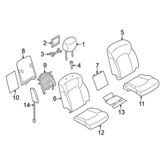 Nissan OE - Seats & Tracks - Passenger Seat Components (Cushions & Covers)