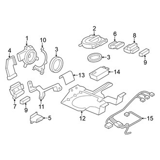Nissan OE - Seats & Tracks - Driver Seat Components (Climate Control Components), (Platinum)