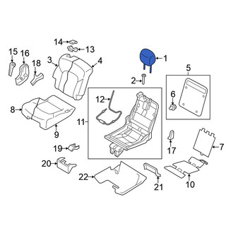 Nissan OE - Center Headrest