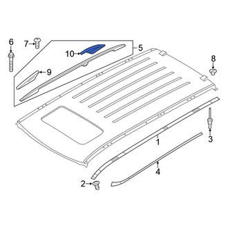 Nissan OE - Rear Left Roof Luggage Carrier Side Rail Cap