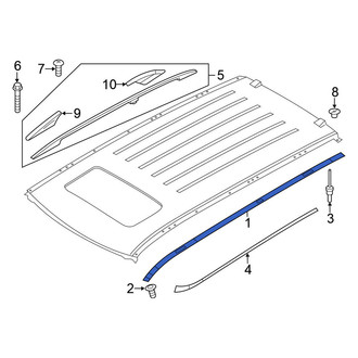 Nissan OE - Right Roof Molding