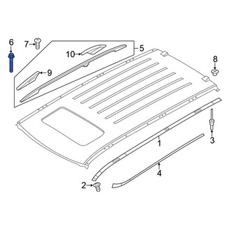 Nissan OE - Roof Luggage Carrier Side Rail Bolt