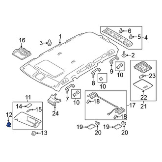 Nissan OE - Sun Visor Holder