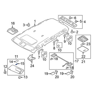 Nissan OE - Sun Visor Light Bulb