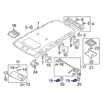 Nissan OE - Map Light Lens