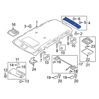 Nissan OE - Roof Opening Trim