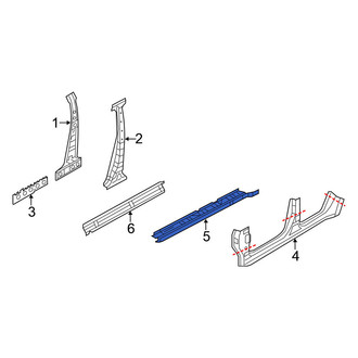 Nissan OE - Left Outer Rocker Panel Reinforcement