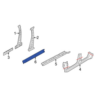 Nissan OE - Left Inner Rocker Panel