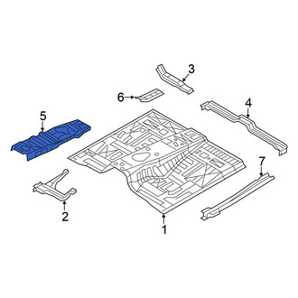 Nissan OE - Front Center Floor Pan Reinforcement