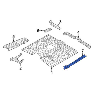 Nissan OE - Right Floor Side Rail