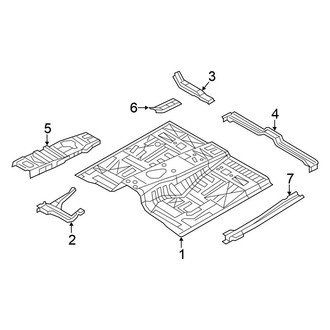 Nissan OE - Pillars, Rocker & Floor - Floor