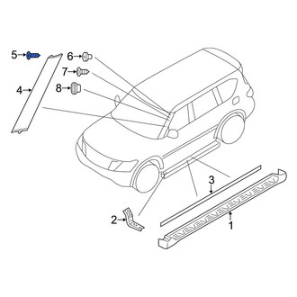 Nissan OE - Park Assist Camera Screw