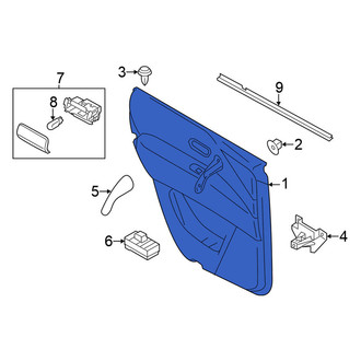Nissan OE - Rear Left Inner Door Interior Trim Panel