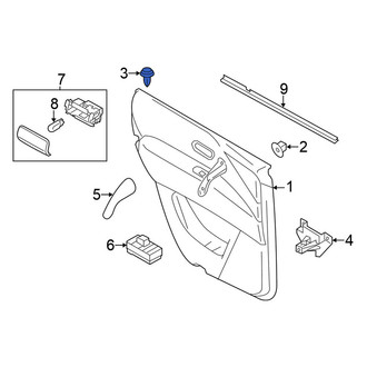 Nissan OE - Lower Body B-Pillar Trim Panel Clip