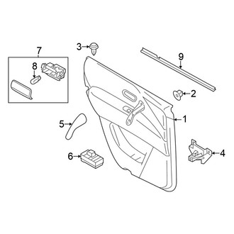 Nissan OE - Rear Door - Interior Trim