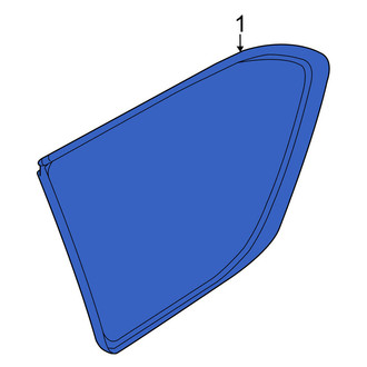Nissan OE - Rear Left Quarter Glass