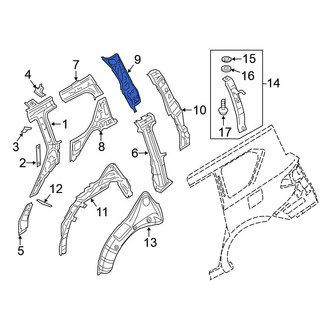 Nissan OE - Left Inner Body D-Pillar