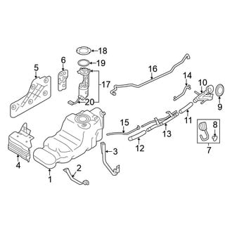 Nissan OE - Fuel System Components