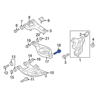Nissan OE - Upper Suspension Control Arm Bolt
