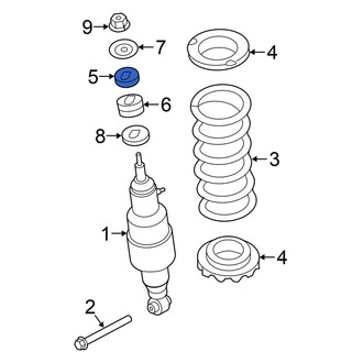 Nissan OE - Upper Suspension Shock Absorber Mount Insulator