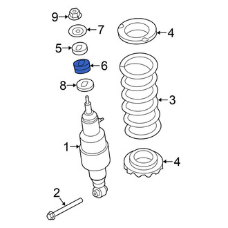 Nissan OE - Lower Suspension Shock Absorber Mount Insulator