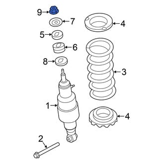 Nissan OE - Suspension Shock Absorber Nut