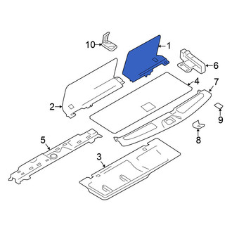 Nissan OE - Rear Right Partition Panel