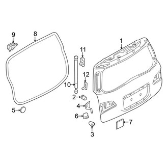Nissan OE - Lift Gate - Gate & Hardware