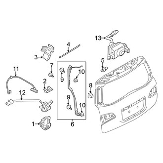 Nissan OE - Lift Gate - Lock & Hardware
