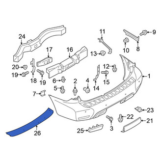 Nissan OE - Rear Bumper Protection Pad