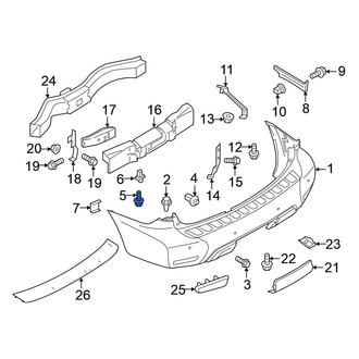 Nissan OE - Bumper Cover Screw