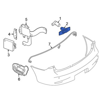 Nissan OE - Front Outer Parking Aid Sensor Housing
